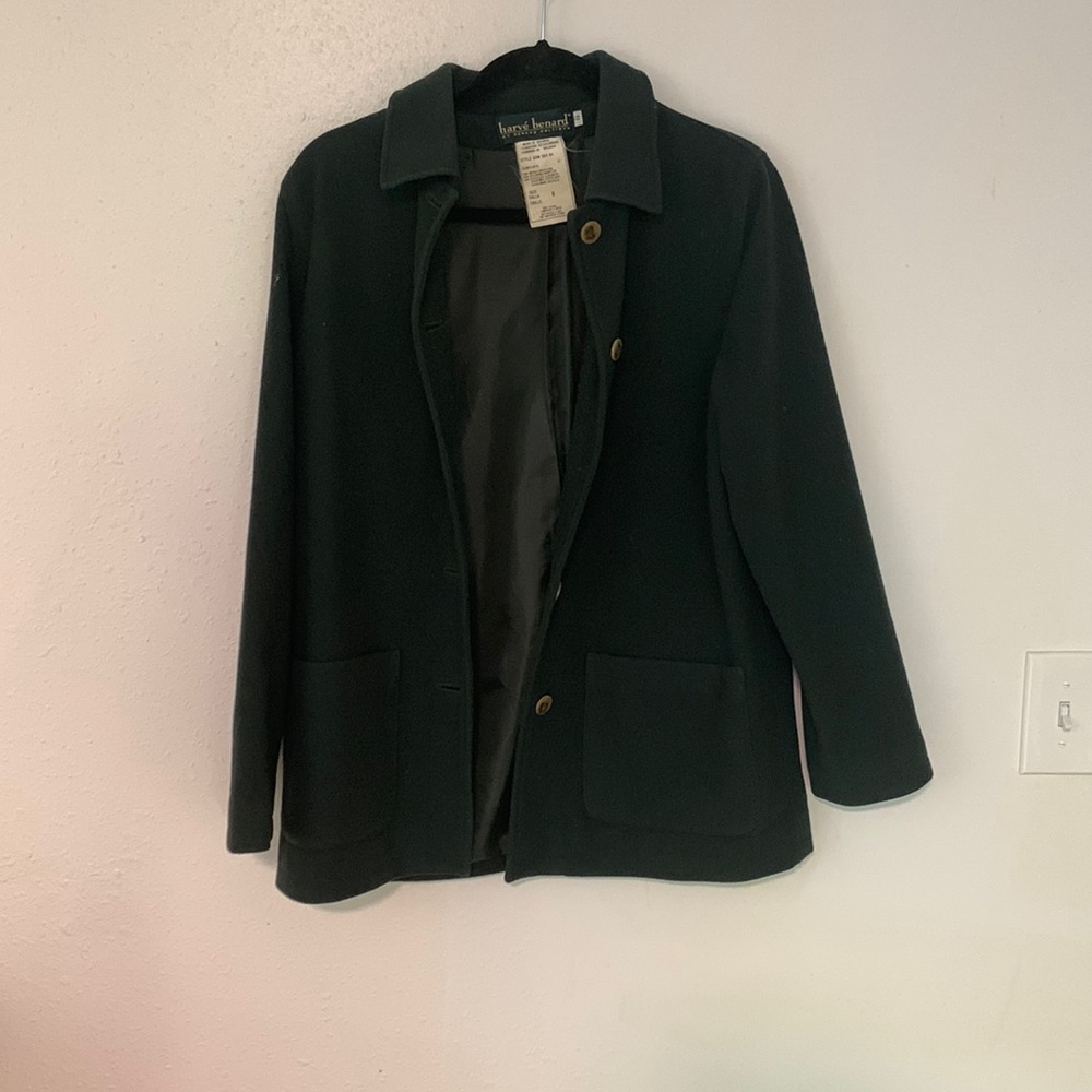 Vintage green wool coat